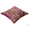 Traditional Brown Embroidery Cushion Cover at ghfonline.in