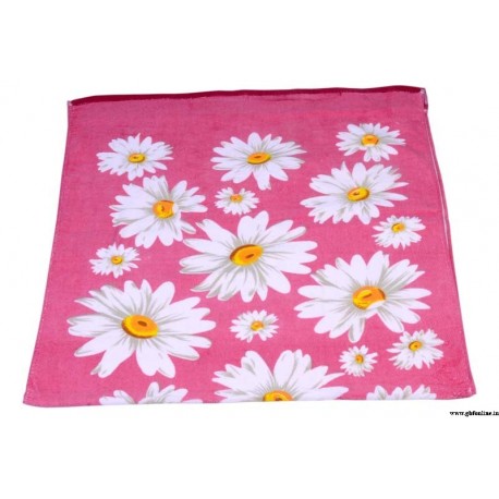 Pink Floral Towel