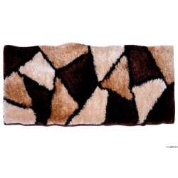 Abstract Design Brown Malaidori Runner Mats