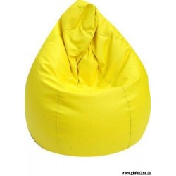 Yellow Comfortable Branded XXL Sized Bean Bag